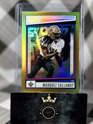 Marquez Callaway 2022 Panini Score Gold Zone Auto /50 #54 New Orleans Saints (ONLINE ORDER ONLY)