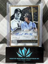 Brendan McKay 2020 Topps Gold Label Auto Framed Rookie /75 #GLA-BM TB Rays RC (ONLINE ORDER ONLY)