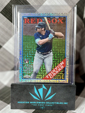Triston Casas 2023 Topps Series 2 1988 Silver Mojo Rookie #2T88C-59 Red Sox RC (ONLINE ORDER ONLY)
