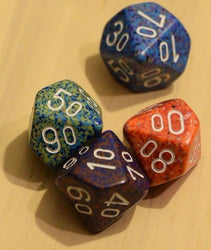 Random Set of 6 d10/% Ten Sided Percent RPG Dungeons and Dragons Dice (6) Chessex (Online Only)