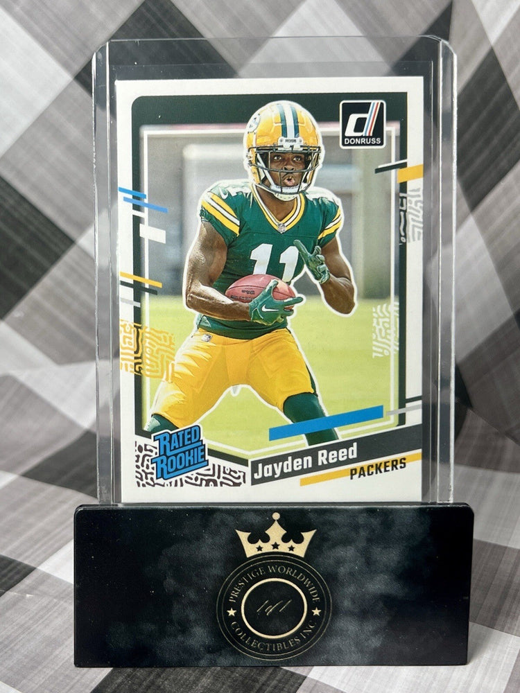 Jayden Reed 2023 Panini Donruss Rated Rookie #334 Green Bay Packers RC (ONLINE ORDER ONLY)