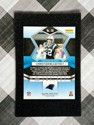 CHRISTIAN McCAFFREY 2022 Panini Mosaic NFL Red Mosaic Prizm #28 Panthers & 49ers (ONLINE ORDER ONLY)