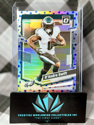 D’Andre Swift 2023 Donruss Optic Blue Stars Emoji SP #155 Philadelphia Eagles (ONLINE ORDER ONLY)