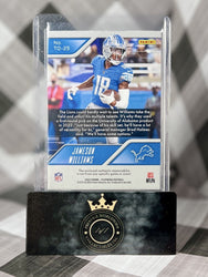 Jameson Williams 2022 Playbook Total Offense Rookie Patch #TO-25 DET Lions RC (ONLINE ORDER ONLY)