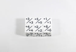 White D6 MTG +1/+1 Counter Dice  - Magic: The Gathering DnD d6 Stats (Sold Per Die) (Online Only)