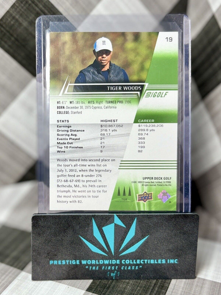 Tiger Woods 2024 Upper Deck Golf Base #19 PGA Tour (ONLINE ORDER ONLY)