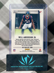 Will Anderson Jr 2023 Prizm Throwback Silver Rookie #PFR-3 Houston Texans RC (ONLINE ORDER ONLY)