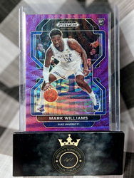 Mark Williams 2022 Prizm Draft Picks Purple Wave Rookie #62 (ONLINE ORDER ONLY)