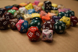 Various Options of "Pound of Dice" RPG Chessex Game Dice d4, d6, d8, d12, d20 Rare Dice (Online Only)