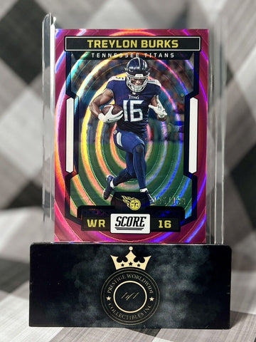 Treylon Burks 2023 Panini Score Pink Ellipse /199 #30 Tennessee Titans (ONLINE ORDER ONLY)
