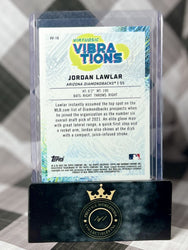 Jordan Lawlar 2022 Bowman Chrome Virtuosic Vibrations #VV-16 AZ Diamondbacks (ONLINE ORDER ONLY)