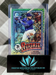 Junior Caminero 2024 Bowman Chrome Mojo Rookie Of The Year Favorites #ROY-8 Rays (ONLINE ORDER ONLY)