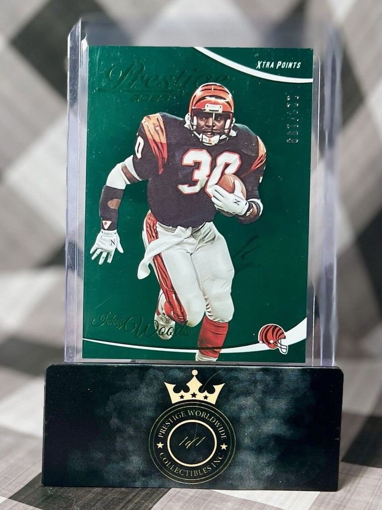 Ickey Woods 2023 Panini Prestige Xtra Points Green /199 #59 Bengals Legend SP (ONLINE ORDER ONLY)