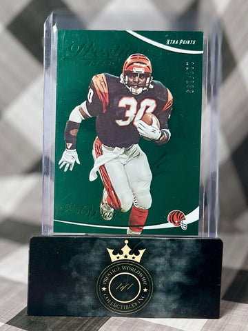 Ickey Woods 2023 Panini Prestige Xtra Points Green /199 #59 Bengals Legend SP (ONLINE ORDER ONLY)