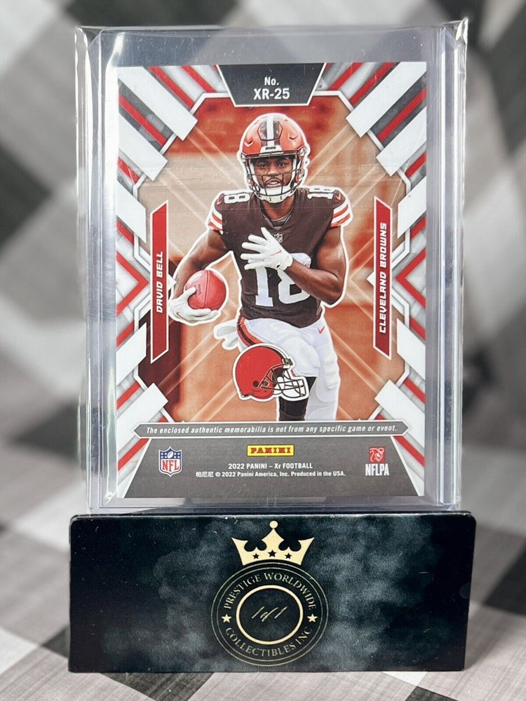 David Bell 2022 XR X-Ray Rookie Patch /75 #XR-25 Cleveland Browns RC SP (ONLINE ORDER ONLY)