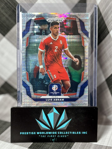 Luis Abram 2023-24 Prizm Copa America Silver Pulsar Prizm #92 Peru (ONLINE ORDER ONLY)