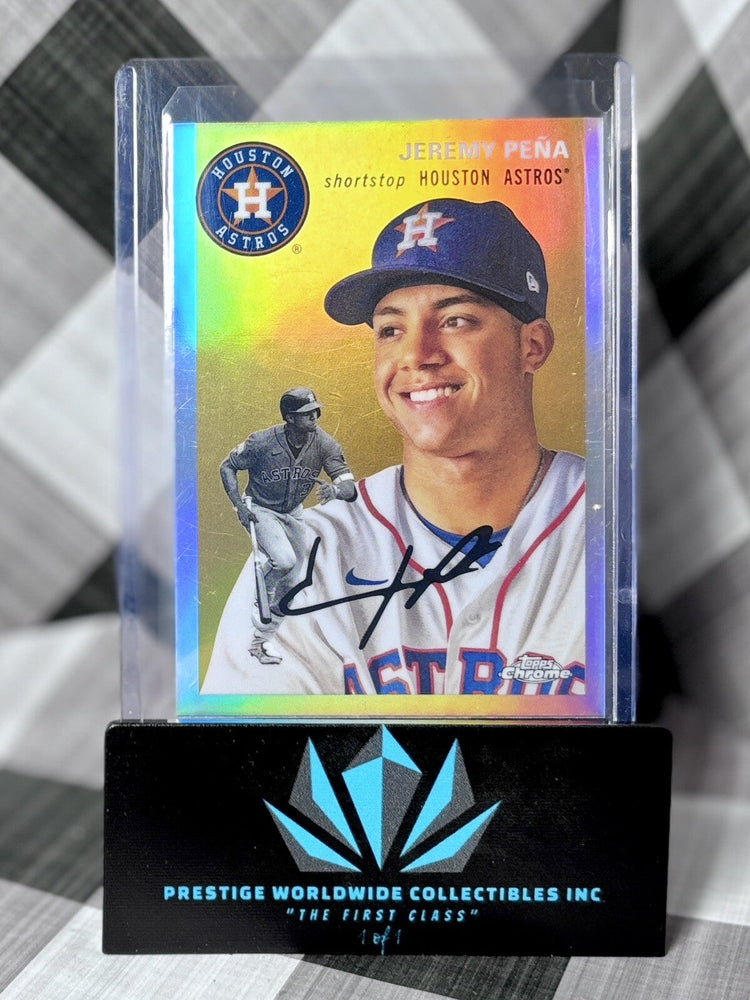 Jeremy Pena 2023 Topps Chrome Platinum Refractor #243 Houston Astros (ONLINE ORDER ONLY)