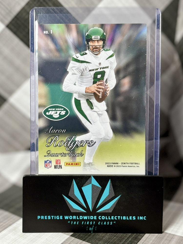 Aaron Rodgers 2023 Panini Zenith Pacific 1994 Insert #1 New York Jets SP (ONLINE ORDER ONLY)
