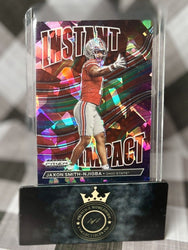 Jaxon Smith-Njigba 2023 Prizm Draft Picks Red Ice Instant Impact #II-8 OSU & SEA (ONLINE ORDER ONLY)
