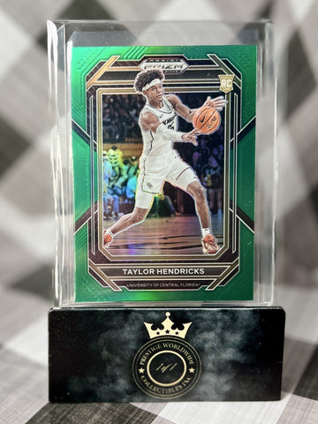 Taylor Hendricks 2023 Prizm Draft Picks Green Prizm #19 UCF & Utah Jazz RC (ONLINE ORDER ONLY)