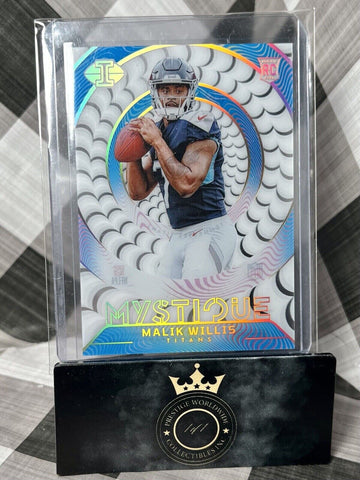 Malik Willis 2022 Panini Illusions Blue Mystique Rookie /299 #M-3 Titans (ONLINE ORDER ONLY)