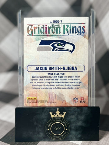 Jaxon Smith-Njigba 2023 Panini Donruss Rookie Gridiron Kings #RGG-7 Seattle RC (ONLINE ORDER ONLY)