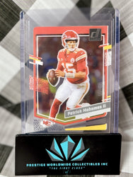 Patrick Mahomes II 2023 Panini Clearly Donruss Base #25 Kansas City Chiefs (ONLINE ORDER ONLY)