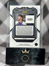 Tristan Vukcevic 2023 Panini Prizm Draft Picks Green Prizm Rookie #38 Wizards RC (ONLINE ORDER ONLY)