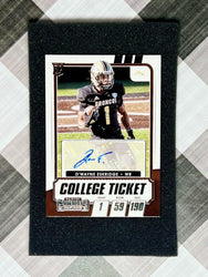 D’WAYNE ESKRIDGE 2021 Panini Contenders DP College Ticket Rookie AUTO #148 RC (ONLINE ORDER ONLY)