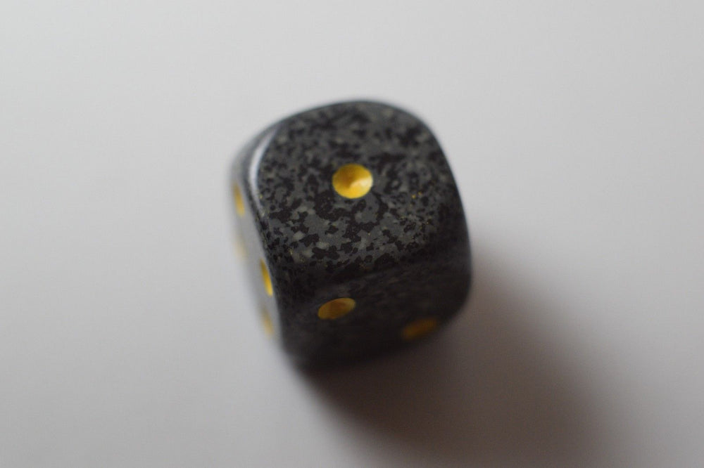 Urban Camo Speckled 16mm D6 Pipped | Sold Per Die (Black/Grey/Yellow) (Online Only)