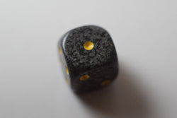 Urban Camo Speckled 16mm D6 Pipped | Sold Per Die (Black/Grey/Yellow) (Online Only)