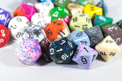 Various Options of "Pound of Dice" RPG Chessex Game Dice d4, d6, d8, d12, d20 Rare Dice (Online Only)