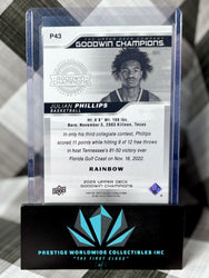 Julian Phillips 2023 Upper Deck Goodwin Champions Rainbow #P43 Chicago Bulls RC (ONLINE ORDER ONLY)