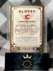 Jakob Pelletier 2023-24 Upper Deck Series One OPC Glossy #R-2 Calgary Flames (ONLINE ORDER ONLY)