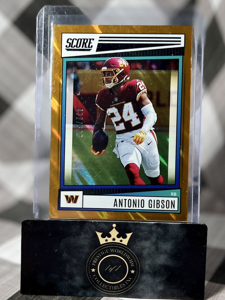 Antonio Gibson 2022 Panini Score Dots Red /499 #255 Washington Commanders (ONLINE ORDER ONLY)