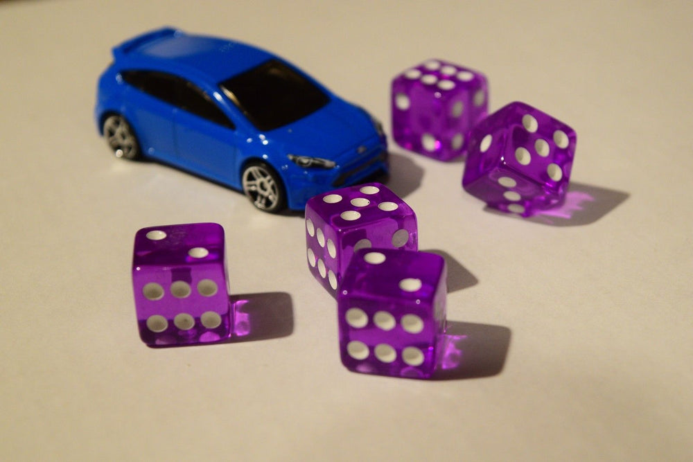 NEW 10 Transparent Purple RPG Bunco Gaming Dice Set 16mm D6 Great Quality Yahtze (Online Only)
