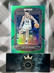 Chet Holmgren 2023-24 Panini Prizm Draft Picks Green Prizm #76 Gonzaga & Thunder (ONLINE ORDER ONLY)