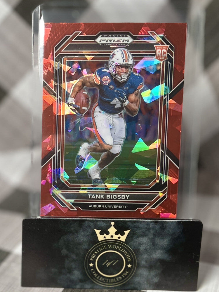 Tank Bigsby 2023 Panini Prizm Draft Picks Red Cracked Ice #122 Auburn & Jags (ONLINE ORDER ONLY)