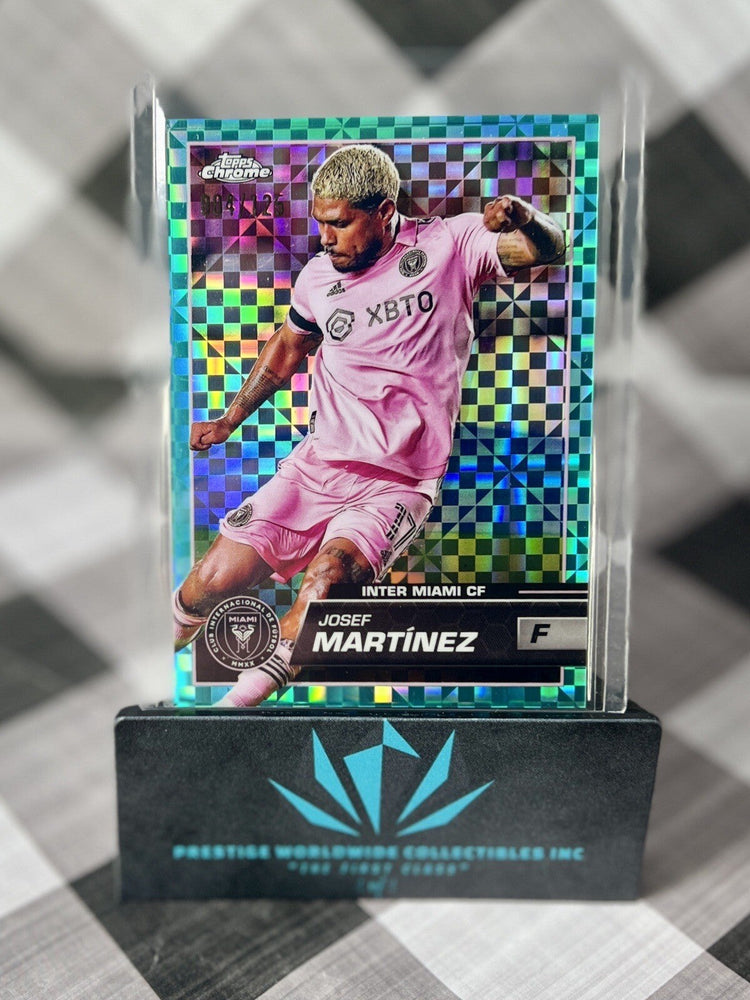 Josef Martinez 2023 Topps Chrome MLS Aqua X-Fractor /125 #19 Inter Miami SP (ONLINE ORDER ONLY)