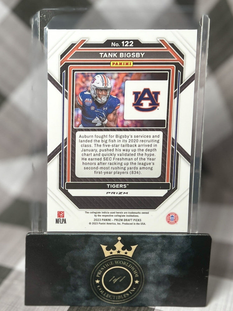 Tank Bigsby 2023 Panini Prizm Draft Picks Red Cracked Ice #122 Auburn & Jags (ONLINE ORDER ONLY)