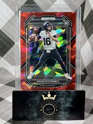 Aidan O’Connell 2023 Prizm Draft Picks Red Cracked Ice Rookie #108 LV Raiders RC (ONLINE ORDER ONLY)