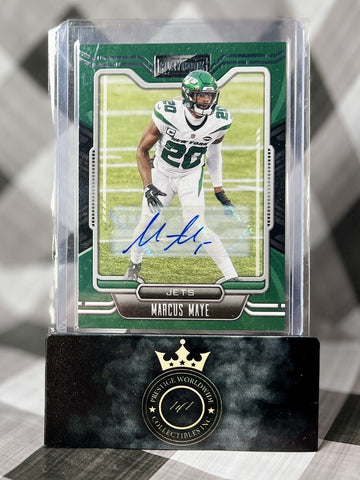 Marcus Maye 2021 Panini Playbook Rookie Auto #87 New York Jets, Saints & Gators (ONLINE ORDER ONLY)