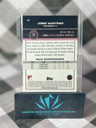 Josef Martinez 2023 Topps Chrome MLS Aqua X-Fractor /125 #19 Inter Miami SP (ONLINE ORDER ONLY)