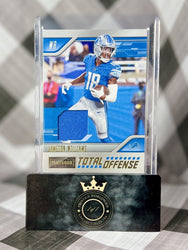 Jameson Williams 2022 Playbook Total Offense Rookie Patch #TO-25 DET Lions RC (ONLINE ORDER ONLY)