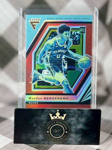 MarJon Beauchamp 2022-23 Panini Flux Red Prizm Rookie #232 MIL Bucks RC (ONLINE ORDER ONLY)