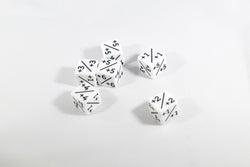 White D6 MTG +1/+1 Counter Dice  - Magic: The Gathering DnD d6 Stats (Sold Per Die) (Online Only)