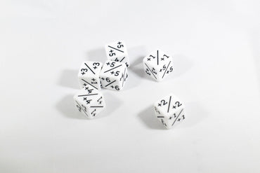 White D6 MTG +1/+1 Counter Dice  - Magic: The Gathering DnD d6 Stats (Sold Per Die) (Online Only)