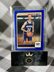 Jordan Hawkins 2023-24 Panini NBA Hoops Rookie Blue Parallel #269 Pelicans RC (ONLINE ORDER ONLY)