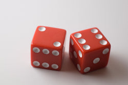 Jumbo 25mm 1 inch Red Dice RPG Board Game D6 Koplow Large Huge Dice (sold per die) (Online Only)