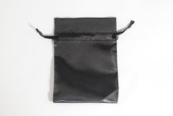 2 Pack of Large Black Satin Gift Bag Game Dice Bag Counter Pouch 4"x 6" (Online Only)